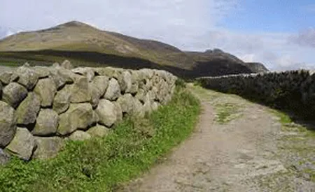 Mourne Mountain trekking path